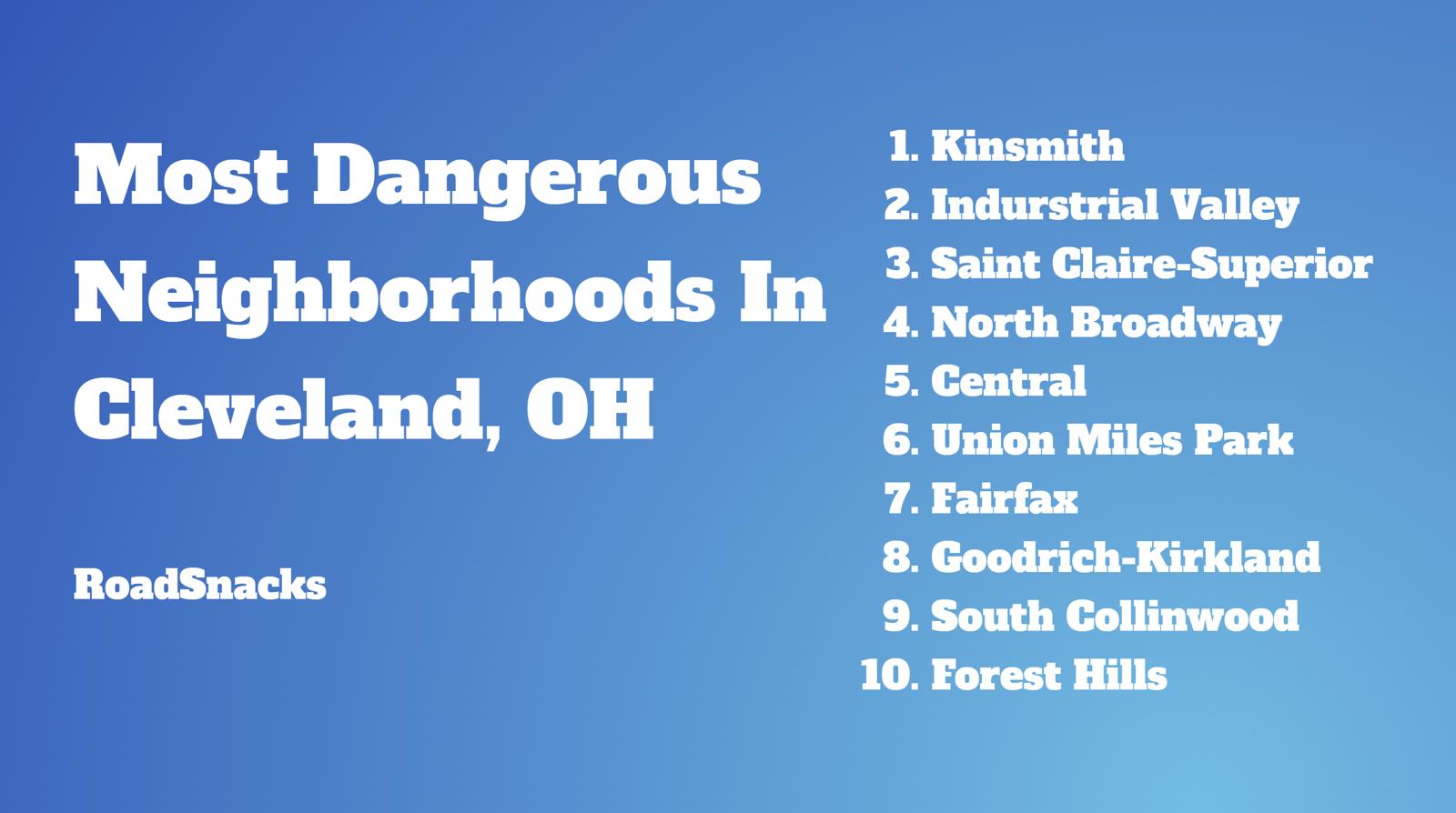 Most Dangerous Neighborhoods In Cleveland Oh