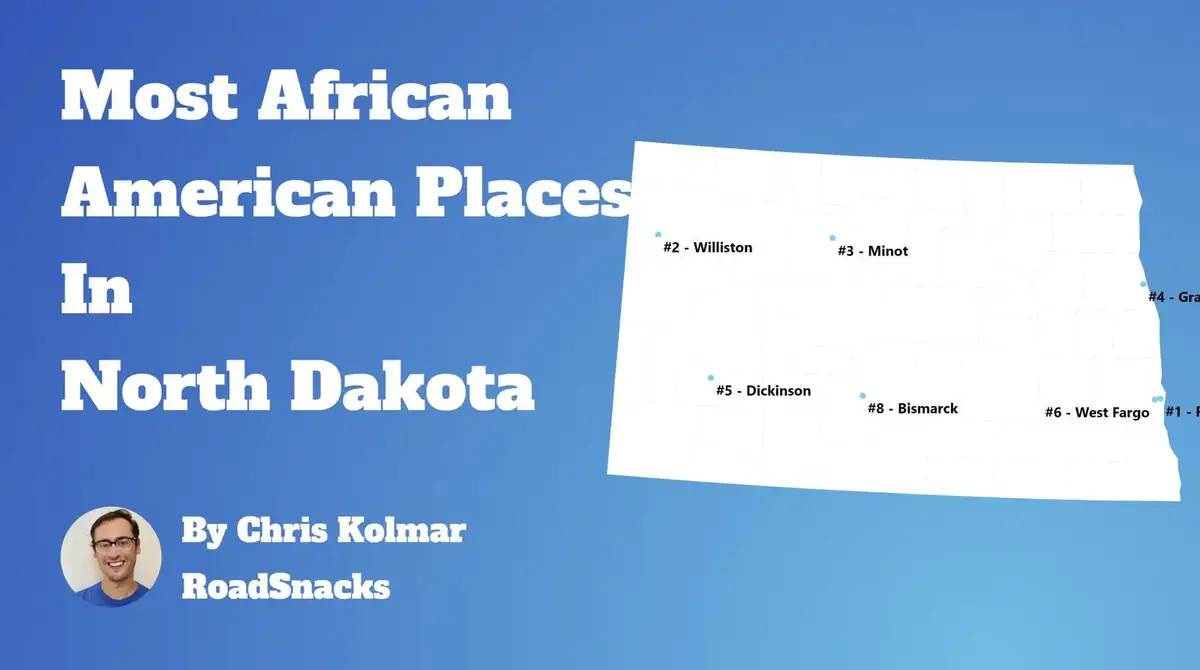 Cities With Highest Black Population In North Dakota Map