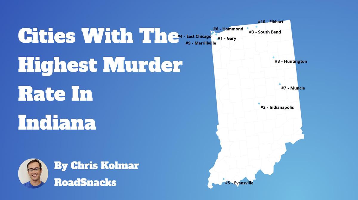 Cities With Highest Murder Rate In Indiana Map