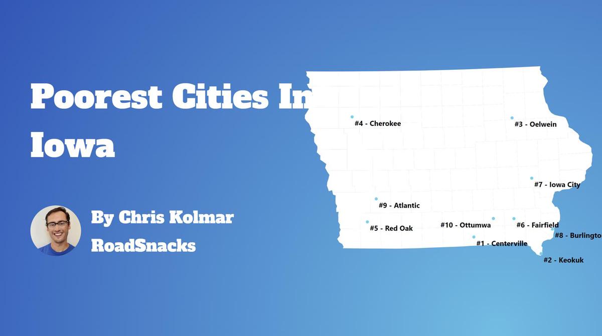 Poorest Places In Iowa Map