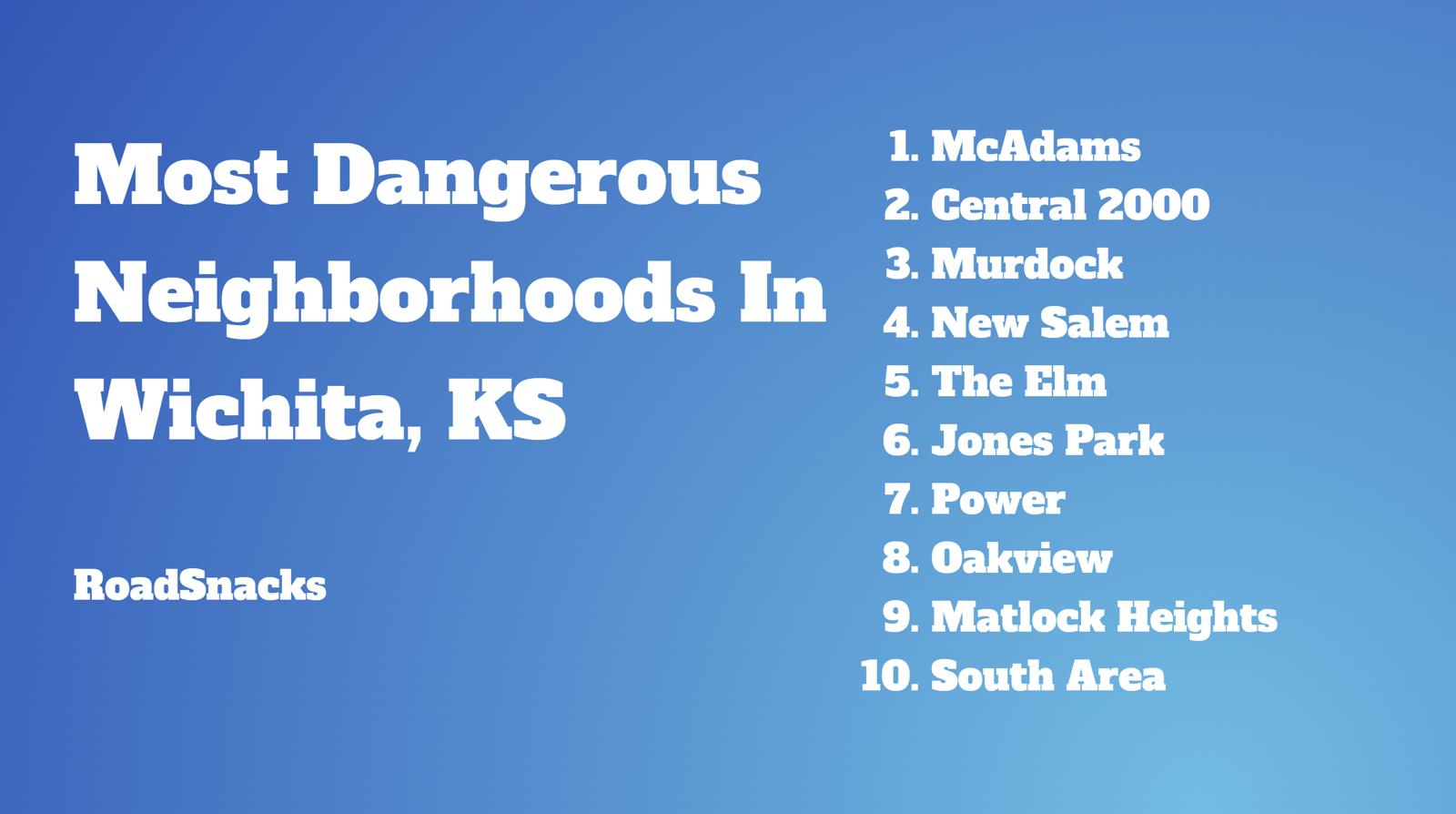 10 Most Dangerous Neighborhoods In Wichita KS 2024   Worst Neighborhoods Wichita Ks 